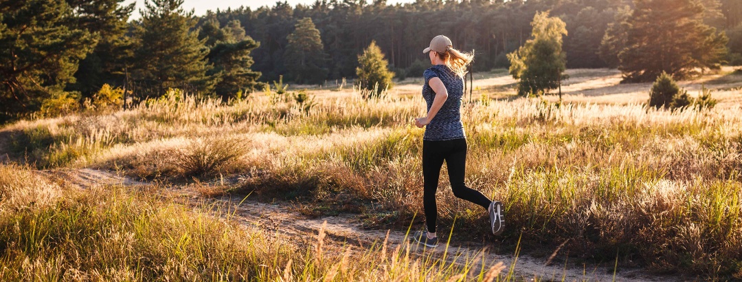 Jogging clears your head, improves your fitness and lets you experience nature